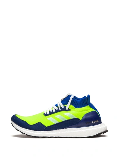 Adidas Originals Ultraboost Mid Sneakers In Yellow