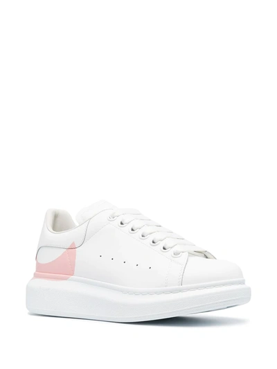 Shop Alexander Mcqueen Oversized Low-top Sneakers In White