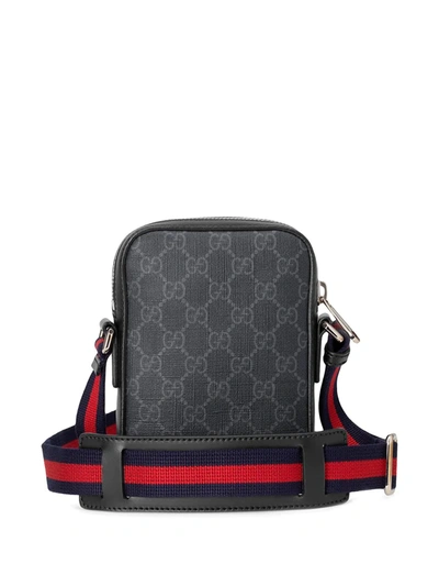 Shop Gucci Gg Supreme Messenger Bag In Black