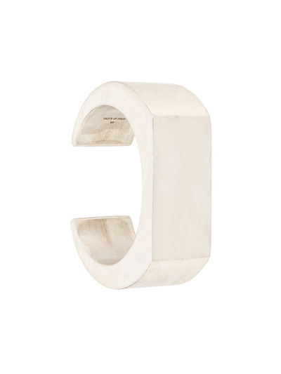 Shop Parts Of Four Crescent Plane Cuff In Silver