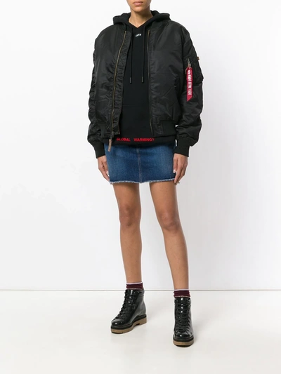 Alpha Industries Baseball-collar Track Jacket In Black