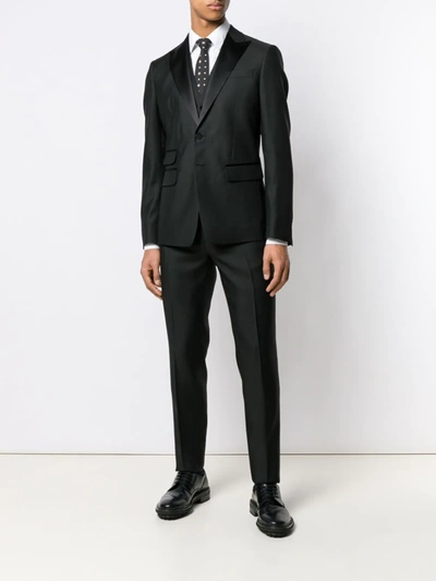 Shop Dsquared2 Formal Three Piece Suit In Black