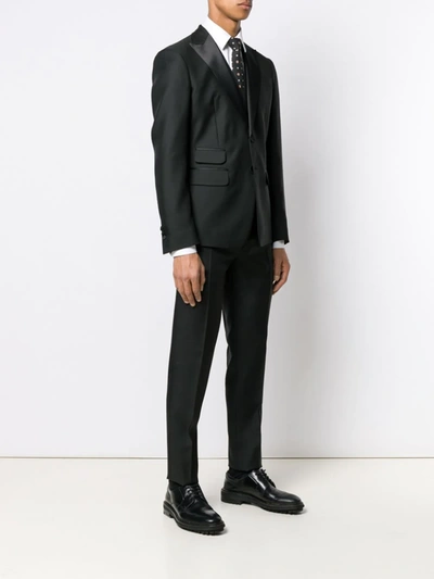 Shop Dsquared2 Formal Three Piece Suit In Black