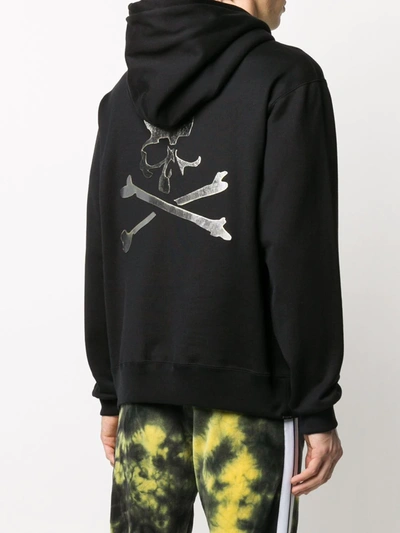 Shop Mastermind Japan Logo Plaque Hoodie In Black