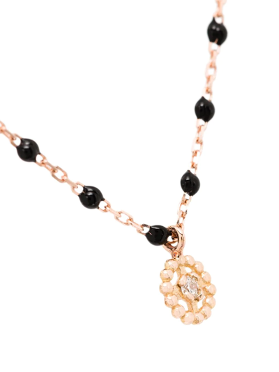 Shop Gigi Clozeau Lucky 18kt Rose Gold Necklace
