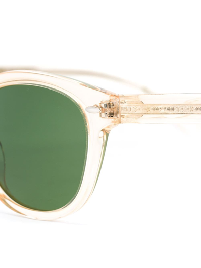 Shop Oliver Peoples 'sheldrake' Sunglasses In Yellow