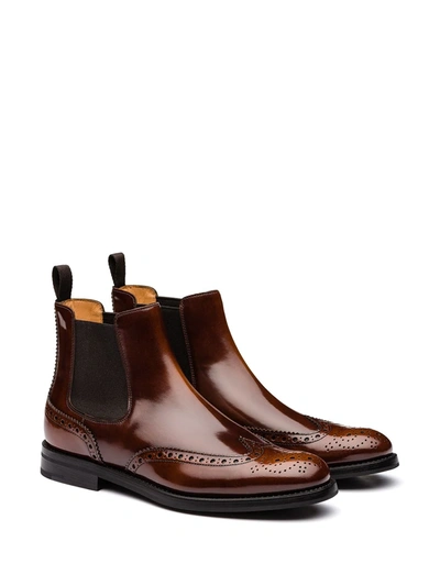 Shop Church's Ketsby Polished Chelsea Boots In Brown