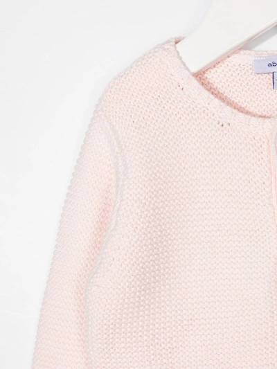 Shop Absorba Buttoned Cotton Cardigan In Pink