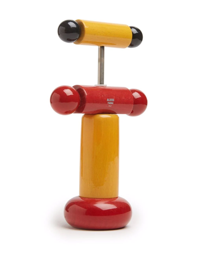 Alessi Sottsass 100 Values Collection Corkscrew In Gelb