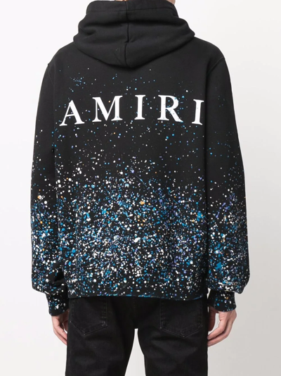 Buy Amiri Oversized Crystal-embellished Paint-splattered Cotton