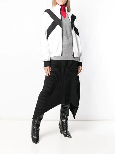 Givenchy Zip-up Bomber Jacket In White