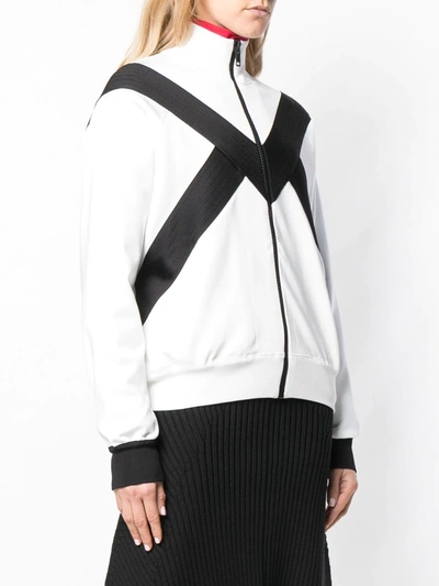 Givenchy Zip-up Bomber Jacket In White