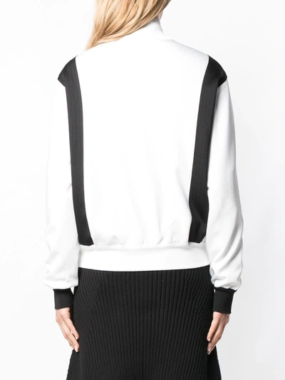 Givenchy Zip-up Bomber Jacket In White