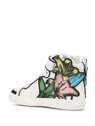 Shop Pierre Hardy Lilyrama High-top Sneakers In White