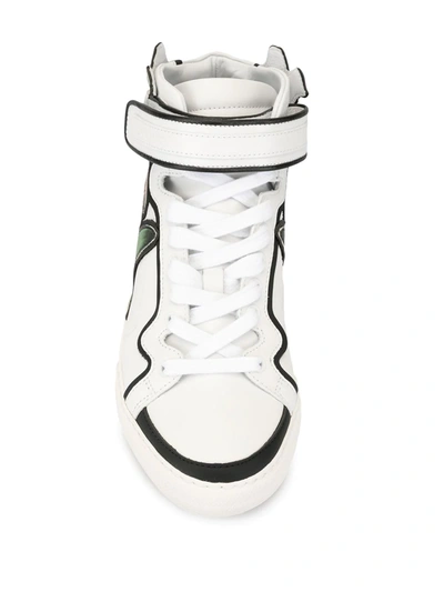 Shop Pierre Hardy Lilyrama High-top Sneakers In White