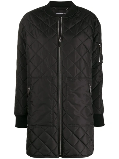 Shop Barbara Bui Quilted Bomber Jacket In Black