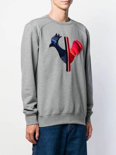 Shop Rossignol Embroidered Roster Jumper In Grey