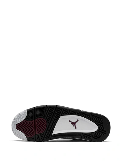 Shop Jordan X Psg Air  4 Retro Sneakers In White