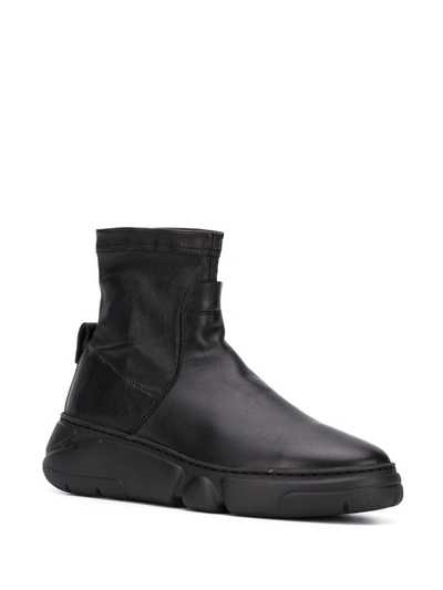 Shop Agl Attilio Giusti Leombruni High-top Slip-on Sneakers In Black