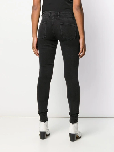 Shop Sandro Pam Skinny Jeans In Black