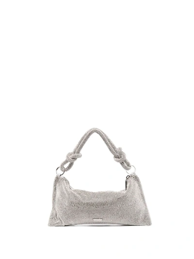 Cult Gaia Hera Nano Shoulder Bag In Silver