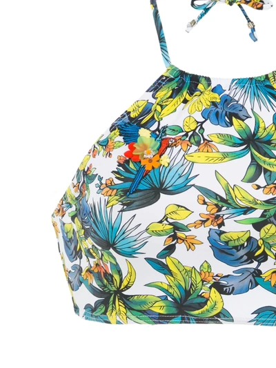 Amir Slama Printed Bikini In White