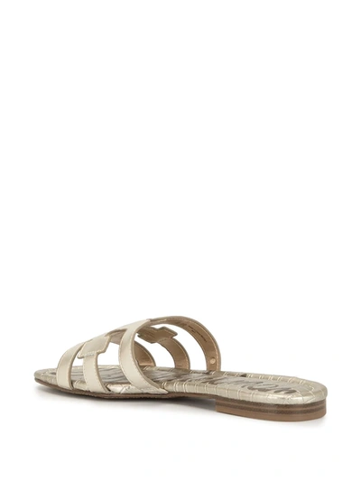 Shop Sam Edelman Bay Slide Sandals In Gold