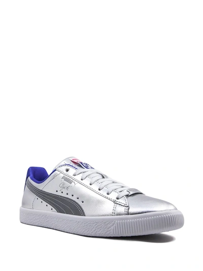 Puma X Le X Jahan Loh Clyde Future Past Le Sneakers In Silver