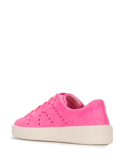 Shop Camper Courb Punch Hole Sneakers In Pink