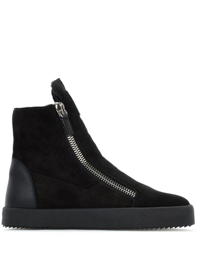 Shop Giuseppe Zanotti Effie Sneakers In Black