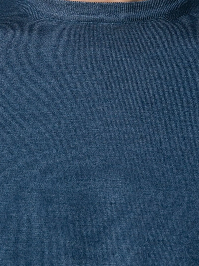 Shop Drumohr Fine Knit Sweater In Blue