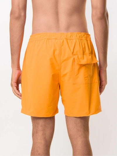 Shop Amir Slama Swimming Shorts In Orange