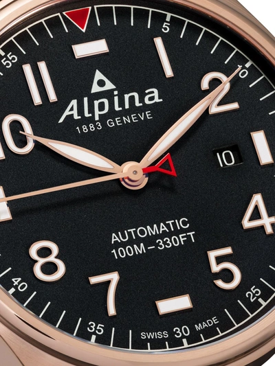 Shop Alpina Startimer Pilot Automatic 44mm In Blue