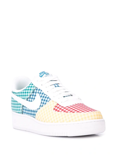 Shop Nike Air Force 1 '07 Qs "gingham Pack" Sneakers In Multicolour