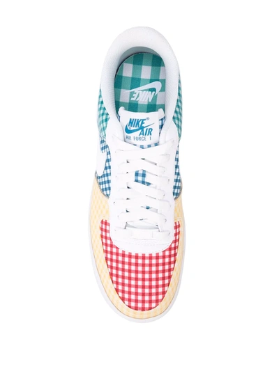 Shop Nike Air Force 1 '07 Qs "gingham Pack" Sneakers In Multicolour