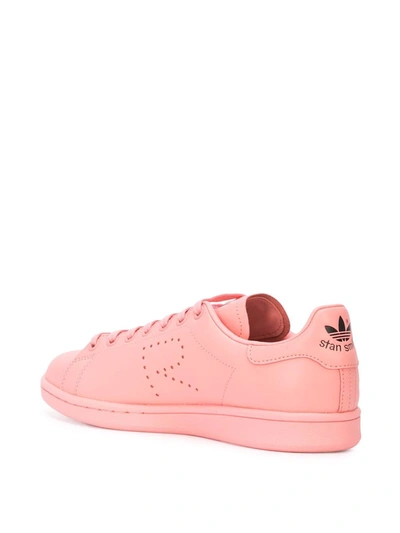 Adidas Originals Adidas By Raf Simons Pink X Raf Simons Stan Smith Leather Sneakers In Pink