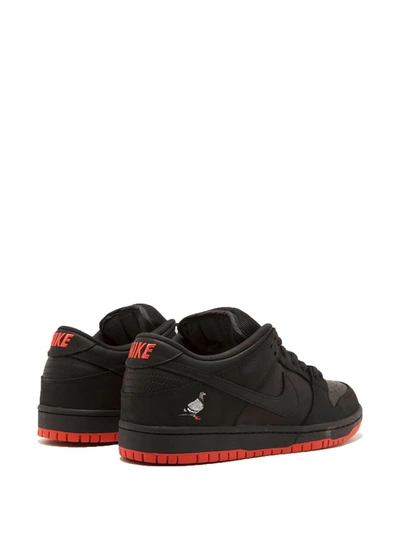 Shop Nike Sb Dunk Low Trd Qs "black Pigeon" Sneakers