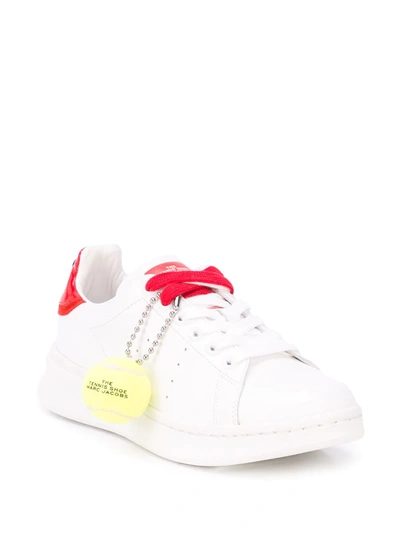 Shop Marc Jacobs The Tennis Shoe Sneakers In White