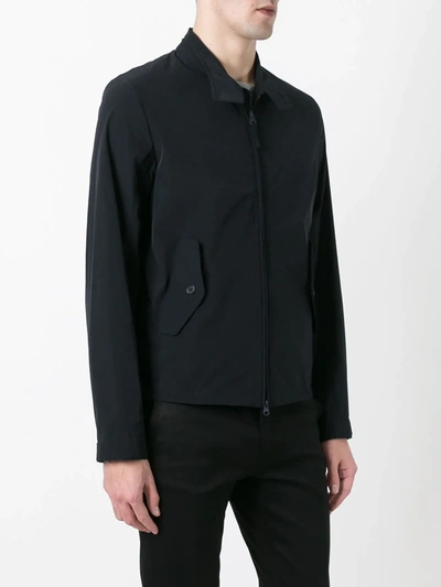 Shop Aspesi Zip-up Lightweight Jacket In Black