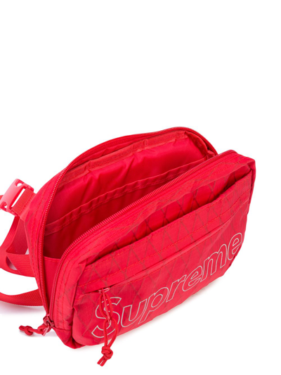 Shop Supreme Logo Print Shoulder Bag In Red