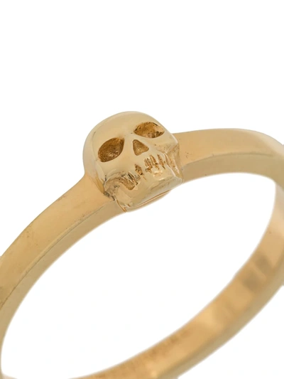 Shop Northskull Atticus Skull Ring In Gold
