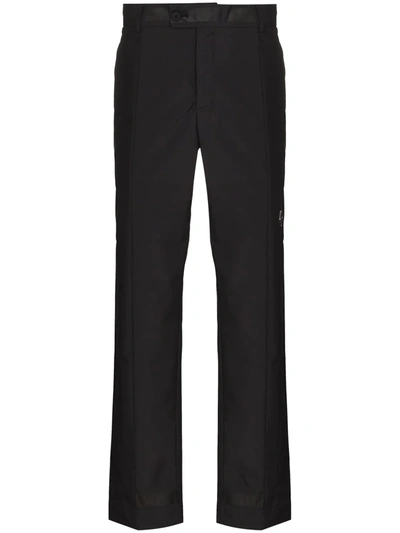 Shop A-cold-wall* Belted Straight-leg Trousers In Black