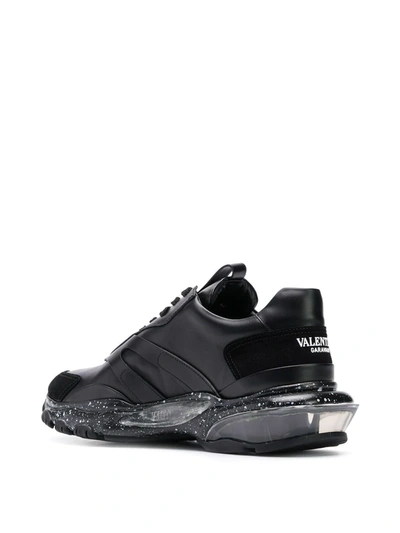 Shop Valentino Bounce Sneakers In Black