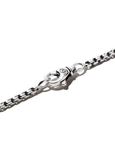David Yurman Men's Maritime Compass Pendant With Diamonds In Silver, 29.5mm In Ssabd
