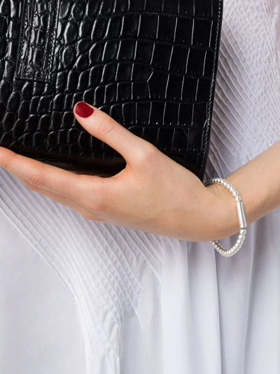 Le Gramme Le 25 Beaded Bracelet In Silver