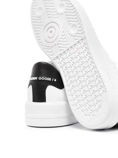 WHITE PURE STAR LEATHER SNEAKERS