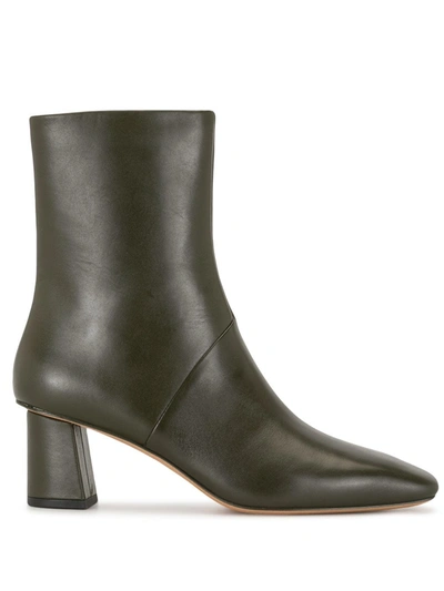 Shop 3.1 Phillip Lim Tess 60mm Square Toe Boots In Green