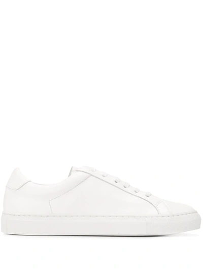 Shop Scarosso Silvia Contrast Sole Sneakers In White
