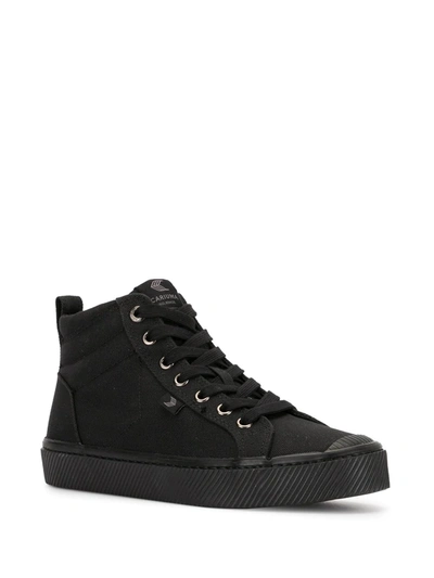 Shop Cariuma Oca Canvas High-top Sneakers In Black