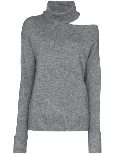 Shop Paige Raundi Cutout Jumper In Grey